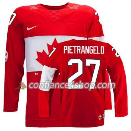 Maillot de Hockey Premier Olympic-Canada Team Alex Pietrangelo #27 Extérieur rouge - Homme