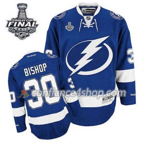 Maillot de Hockey Tampa Bay Lightning Antti Raanta #30 Domicile Bleu royal 2015 Stanley Cup - Homme