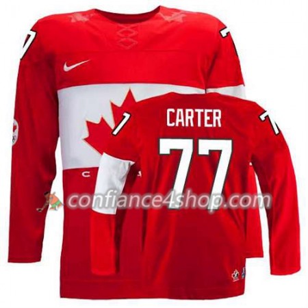 Maillot de Hockey Premier Olympic-Canada Team Jeff Carter #77 Extérieur rouge - Femme