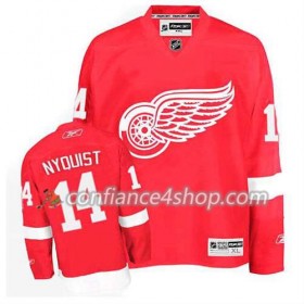 Reebok Maillot de Hockey Detroit Red Wings Gustav Nyquist #14 Domicile rouge - Homme