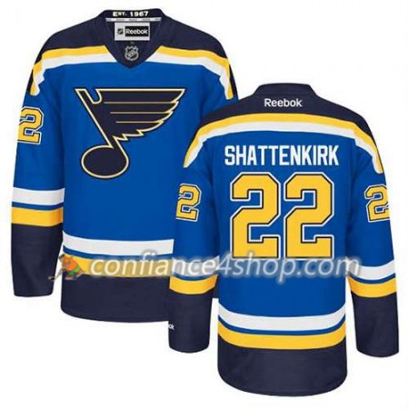 Reebok Maillot de Hockey St. Louis Blues Kevin Shattenkirk #22 Domicile Bleu royal - Homme