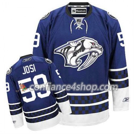 Reebok Maillot de Hockey Nashville Predators Roman Josi #59 Third Bleu - Homme