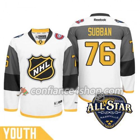 Maillot de Hockey 2016 All-Star Montreal Canadiens P.K. Subban #76 blanc - Enfant