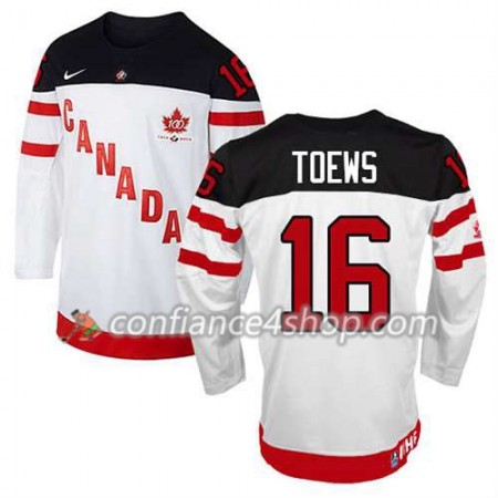 Maillot de Hockey Premier Olympic-Canada Team Jonathan Toews #16 100th Anniversary blanc - Homme