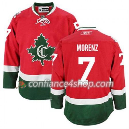 Reebok Maillot de Hockey Montreal Canadiens Howie Morenz 7 Third rouge - Homme