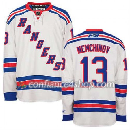 Reebok Maillot de Hockey New York Rangers Sergei Nemchinov #13 Extérieur blanc - Homme Reebok Maillot de Hockey New York Rangers Sergei Nemchinov #13 Extérieur blanc - Homme