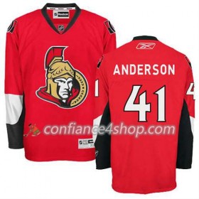 Reebok Maillot de Hockey Ottawa Senators Craig Anderson #41 Domicile rouge - Homme