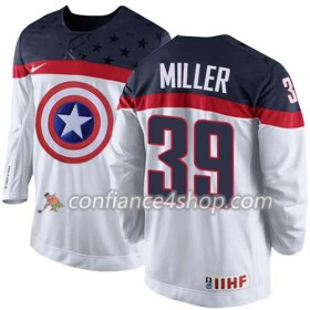 Maillot de Hockey Premier Olympic-USA Team Ryan Miller #39 blanc - Homme