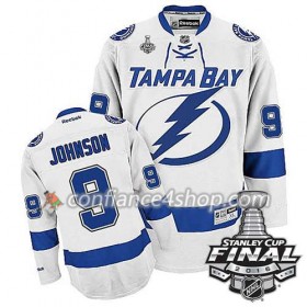 Reebok Maillot de Hockey Tampa Bay Lightning Tyler Johnson #9 blanc Extérieur 2016 Stanley Cup - Homme