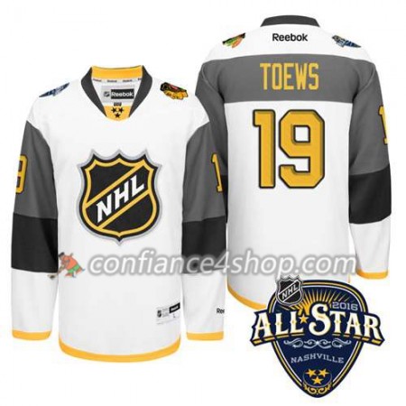 Maillot de Hockey 2016 All-Star Chicago Blackhawks Jonathan Toews #19 blanc - Homme
