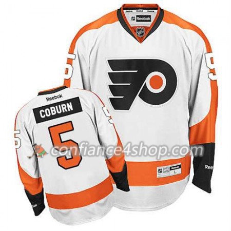 Reebok Maillot de Hockey Philadelphia Flyers Braydon Coburn #5 Extérieur blanc - Homme Reebok Maillot de Hockey Philadelphia Flyers Braydon Coburn #5 Extérieur blanc - Homme