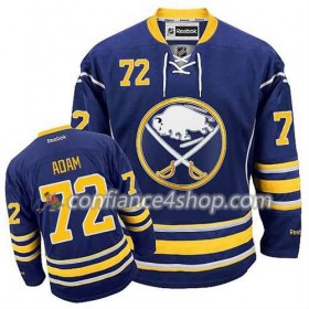 Reebok Maillot de Hockey Buffalo Sabres Luke Adam #72 Domicile Bleu marin - Homme