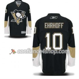 Reebok Maillot de Hockey Pittsburgh Penguins Christian Ehrhoff 10 Noir Domicile - Homme