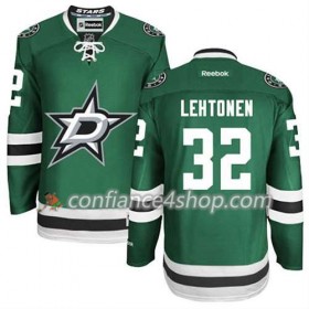 Reebok Maillot de Hockey Dallas Stars Kari Lehtonen #32 Domicile Noir - Homme
