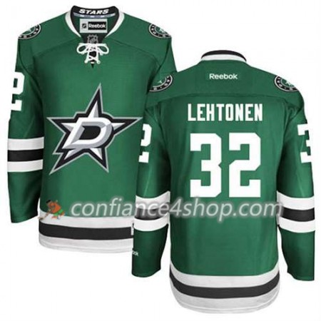Reebok Maillot de Hockey Dallas Stars Kari Lehtonen #32 Domicile Noir - Homme