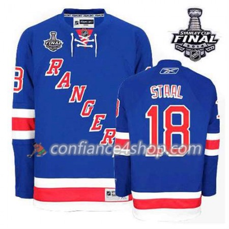 Maillot de Hockey New York Rangers Marc Staal #18 Domicile Bleu royal 2014 Stanley Cup - Homme Maillot de Hockey New York Rangers Marc Staal #18 Domicile Bleu royal 2014 Stanley Cup - Homme