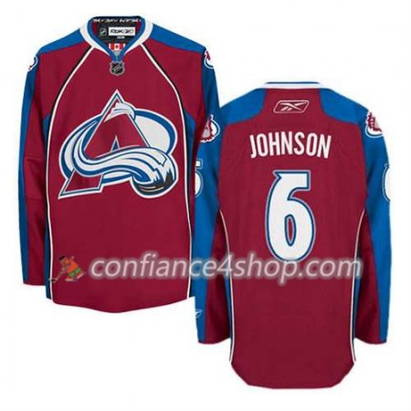 Reebok Maillot de Hockey Colorado Avalanche Erik Johnson #6 Domicile rouge - Homme