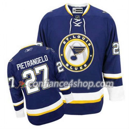 Reebok Maillot de Hockey St. Louis Blues Alex Pietrangelo #27 Third Bleu marin - Homme