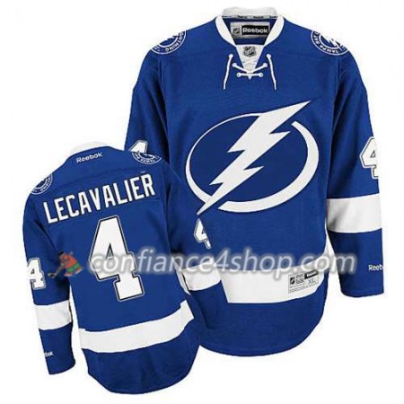 Reebok Maillot de Hockey Tampa Bay Lightning Vincent Lecavalier #4 Domicile Bleu royal - Homme