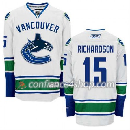 Reebok Maillot de Hockey Vancouver Canucks Brad Richardson #15 Extérieur blanc - Homme