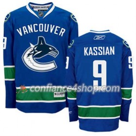 Reebok Maillot de Hockey Vancouver Canucks Zack Kassian #9 Domicile Bleu marin - Homme