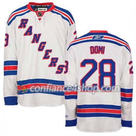 Reebok Maillot de Hockey New York Rangers Tie Domi #28 Extérieur blanc - Homme Reebok Maillot de Hockey New York Rangers Tie Domi #28 Extérieur blanc - Homme
