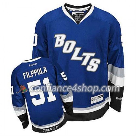 Reebok Maillot de Hockey Tampa Bay Lightning Valtteri Filppula #51 Third Bleu - Homme