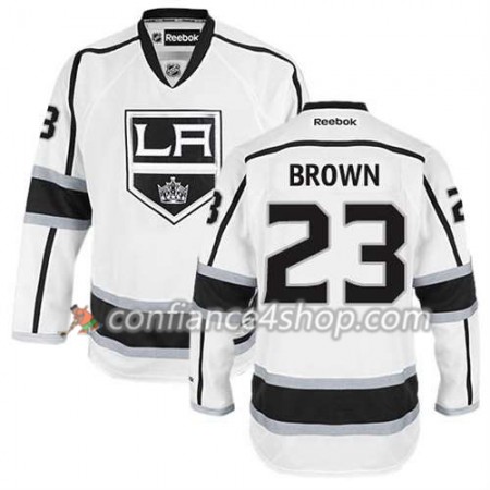 Reebok Maillot de Hockey Los Angeles Kings Dustin Brown #23 Extérieur blanc - Homme