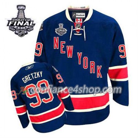 Maillot de Hockey New York Rangers Wayne Gretzky #99 Third Bleu marin 2014 Stanley Cup - Homme Maillot de Hockey New York Rangers Wayne Gretzky #99 Third Bleu marin 2014 Stanley Cup - Homme