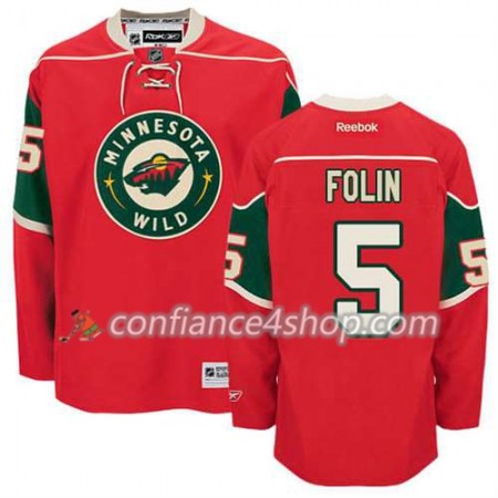 Reebok Maillot de Hockey Minnesota Wild Christian Folin #5 Domicile rouge - Homme Reebok Maillot de Hockey Minnesota Wild Christian Folin #5 Domicile rouge - Homme