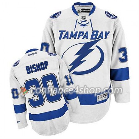 Reebok Maillot de Hockey Tampa Bay Lightning Ben Bishop #30 Extérieur blanc - Homme