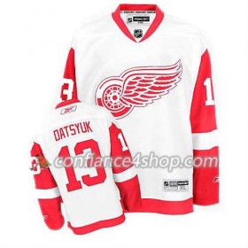 Reebok Maillot de Hockey Detroit Red Wings Pavel Datsyuk #13 Extérieur rouge - Homme