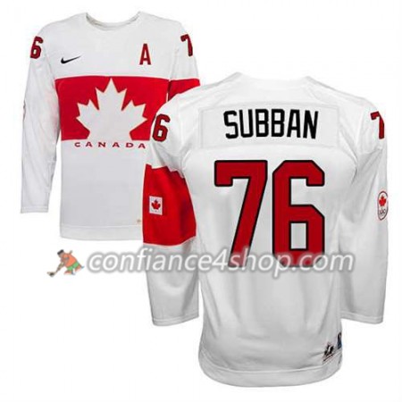 Maillot de Hockey Premier Olympic-Canada Team P.K Subban #76 Domicile blanc - Homme