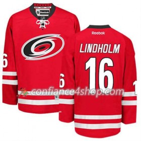 Reebok Maillot de Hockey Carolina Hurricanes Elias Lindholm #16 Domicile rouge - Homme