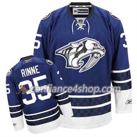 Reebok Maillot de Hockey Nashville Predators Pekka Rinne #35 Third Bleu - Homme