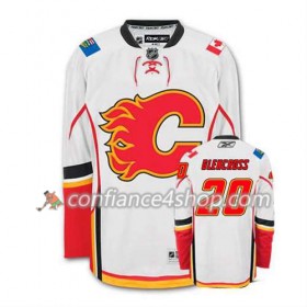 Reebok Maillot de Hockey Calgary Flames Curtis Glencross #20 Extérieur blanc - Homme