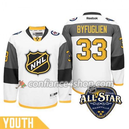 Maillot de Hockey 2016 All-Star Winnipeg Jets Dustin Byfuglien #33 blanc - Enfant