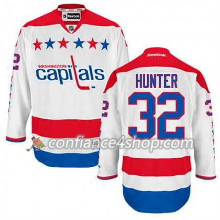 Reebok Maillot de Hockey Washington Capitals Dale Hunter #32 Third blanc - Homme