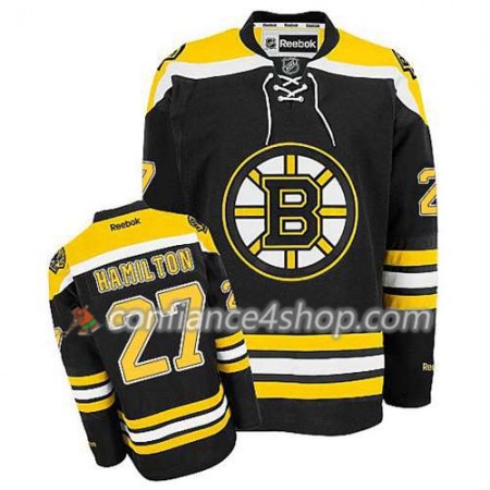 Reebok Maillot de Hockey Boston Bruins Dougie Hamilton #27 Domicile Noir - Homme