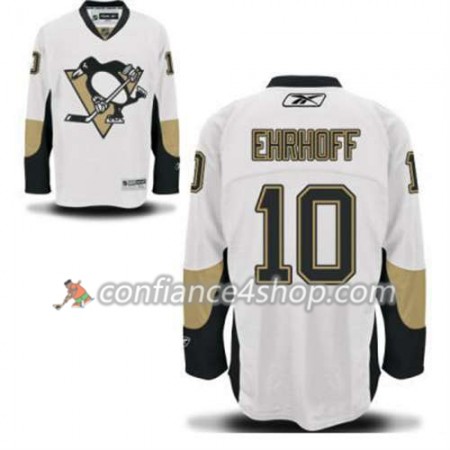 Reebok Maillot de Hockey Pittsburgh Penguins Christian Ehrhoff 10 Blanc Extérieur - Homme