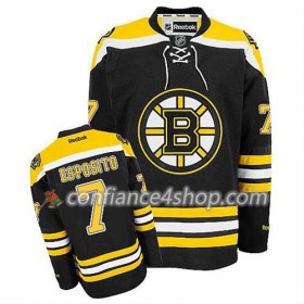 Reebok Maillot de Hockey Boston Bruins Phil Esposito #7 Domicile Noir - Homme