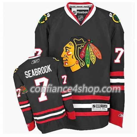 Maillot de Hockey Chicago Blackhawks Brent Seabrook #7 Premier Third Noir - Enfant