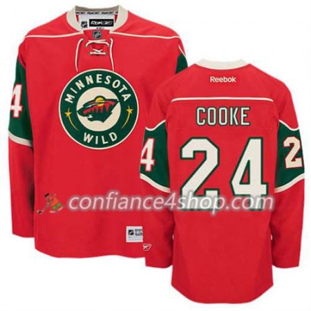 Reebok Maillot de Hockey Minnesota Wild Matt Cooke #24 Domicile rouge - Homme Reebok Maillot de Hockey Minnesota Wild Matt Cooke #24 Domicile rouge - Homme