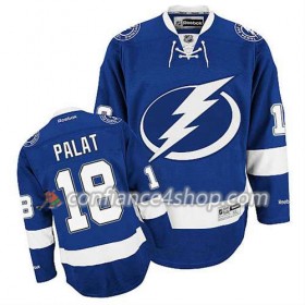 Reebok Maillot de Hockey Tampa Bay Lightning Ondrej Palat #18 Domicile Bleu - Homme