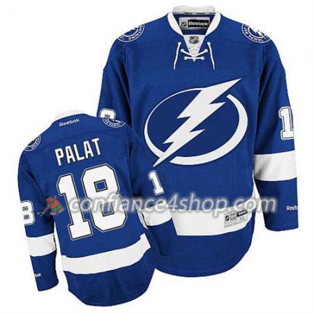 Reebok Maillot de Hockey Tampa Bay Lightning Ondrej Palat #18 Domicile Bleu - Homme