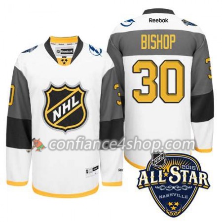 Maillot de Hockey 2016 All-Star Tampa Bay Lightning Ben Bishop #30 blanc - Homme