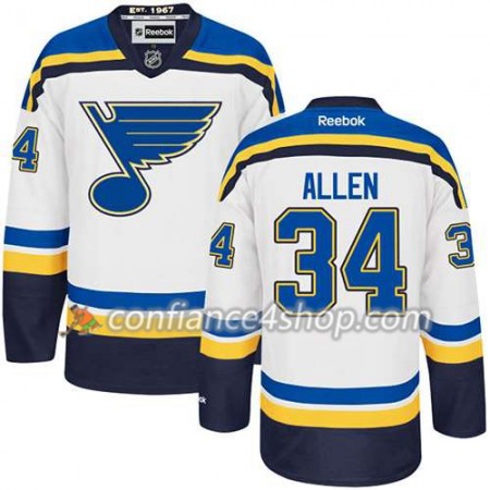 Reebok Maillot de Hockey St. Louis Blues Jake Allen Reebok Premier Extérieur #34 - Homme