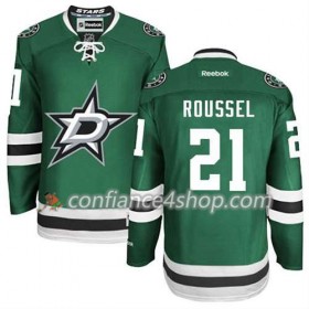 Reebok Maillot de Hockey Dallas Stars Antoine Roussel #21 Domicile Noir - Homme