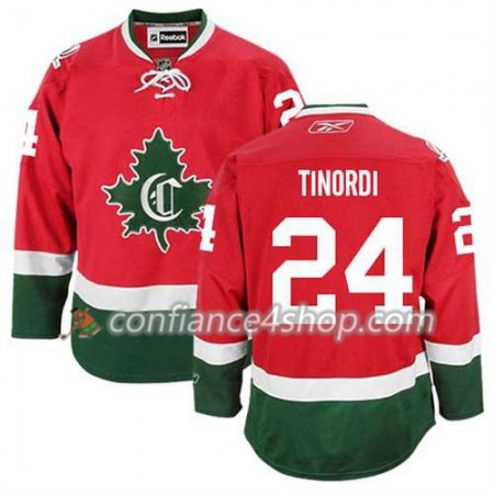 Reebok Maillot de Hockey Montreal Canadiens Jarred Tinordi 24 Third rouge - Homme