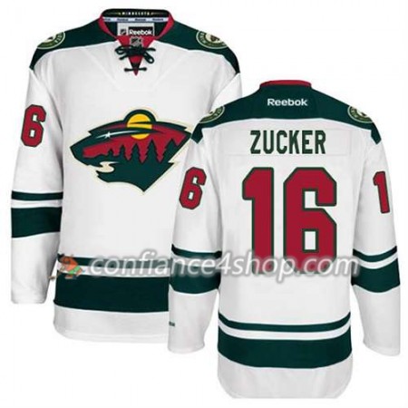 Reebok Maillot de Hockey Minnesota Wild Jason Zucker #16 Extérieur blanc - Homme Reebok Maillot de Hockey Minnesota Wild Jason Zucker #16 Extérieur blanc - Homme